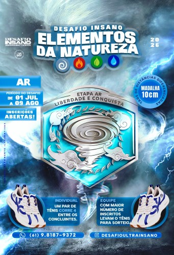 DESAFIO ELEMENTOS DA NATUREZA - ETAPA AR